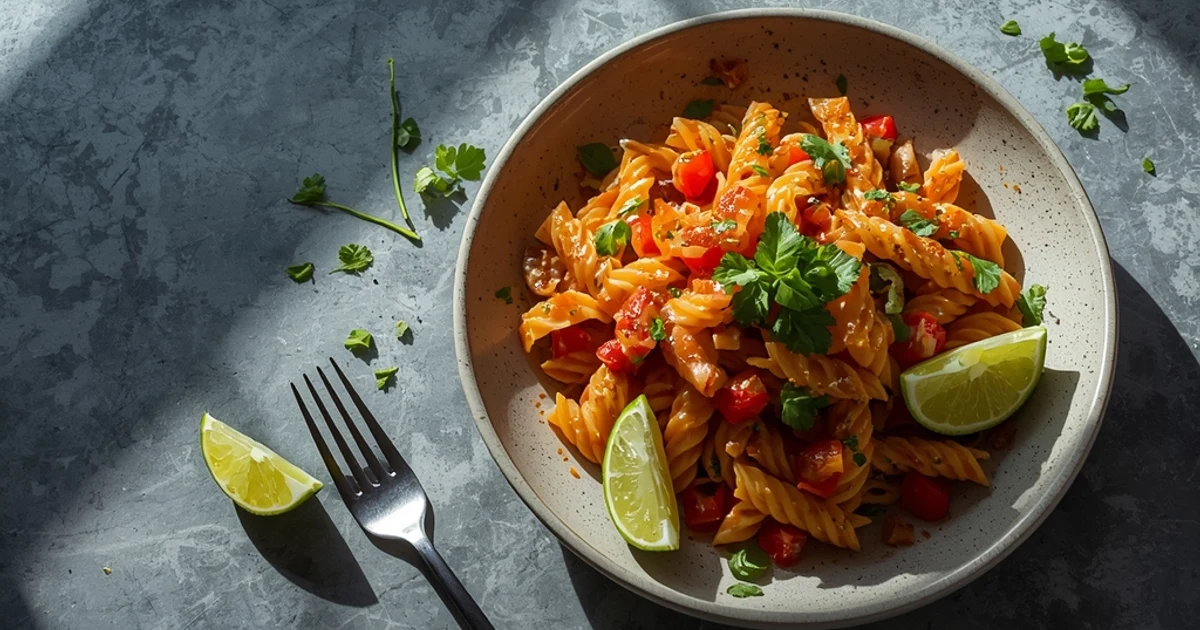 Salade de Pâtes Sud-Ouest au Chipotle et Légumes Croquants Fondants